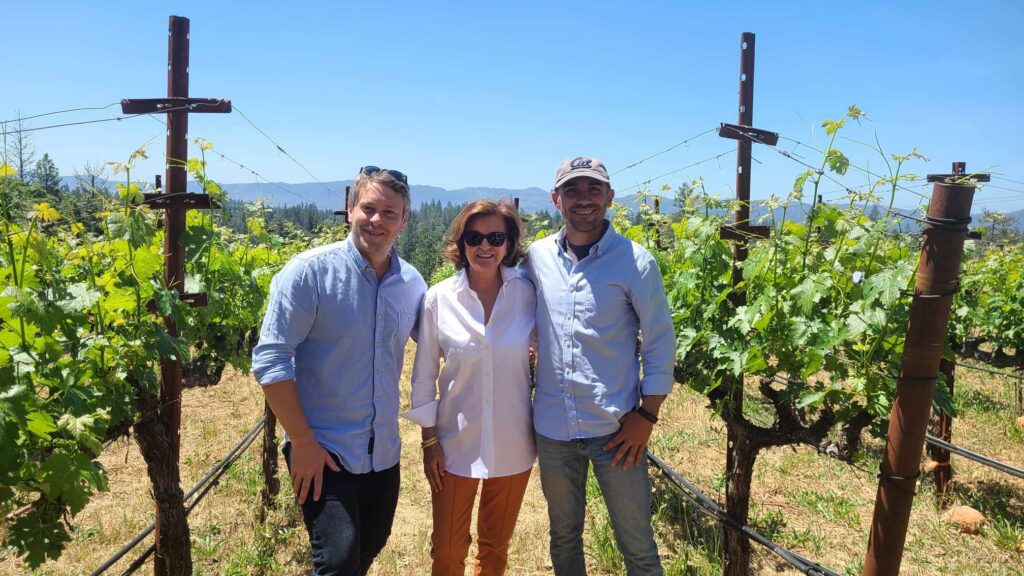 Alberto Bianchi General Manager and Winemaker, Denise Adams Proprietor, Giuseppe Tumbarello Viticulturist.
