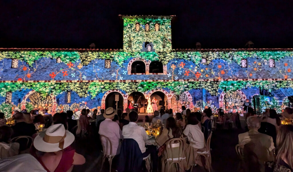 Patron dinner and concert at Castello di Amorosa larger file