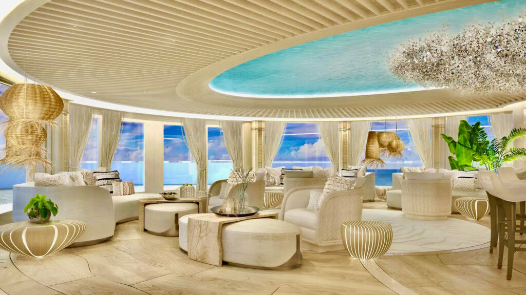 Mega Yacht Kismet Living Room