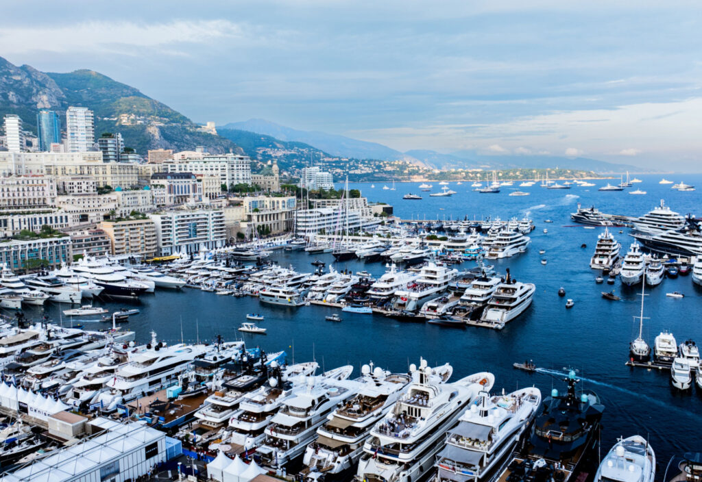 Monaco Yacht Show at Port Hercules