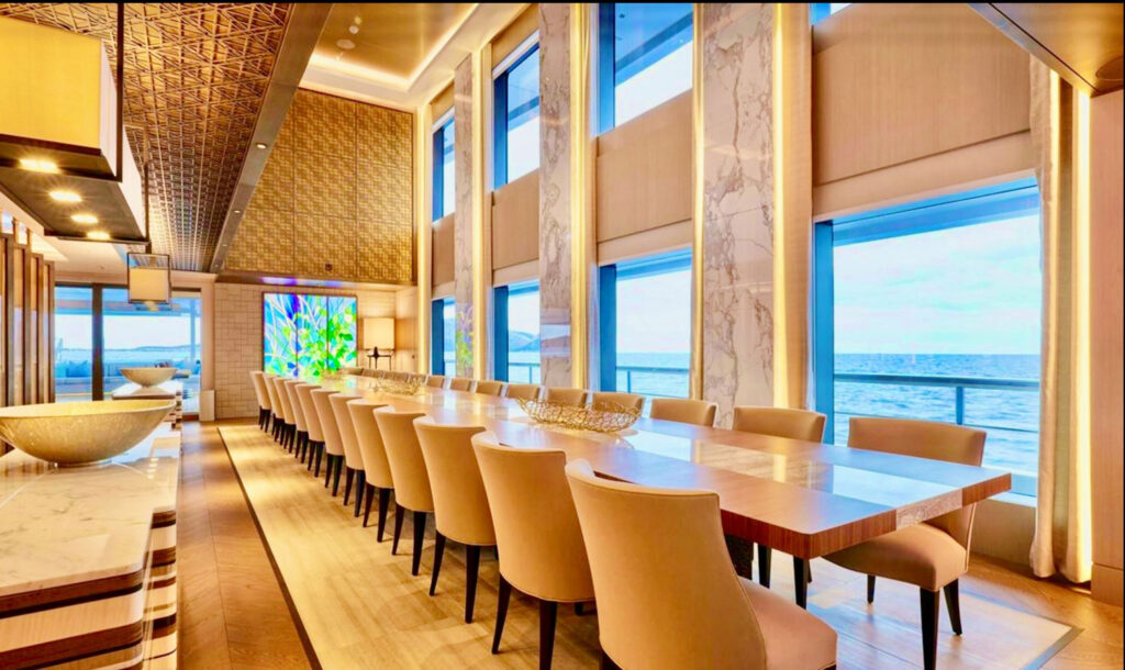 Yacht Renaissance Dining Room