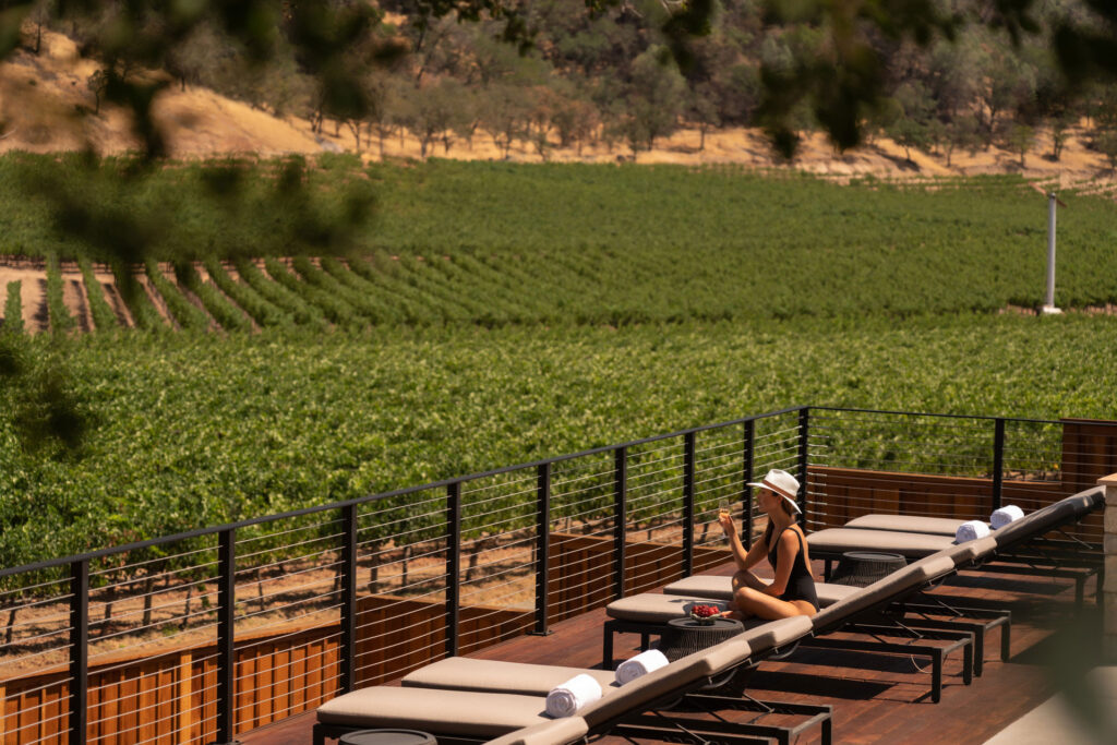 Views from the Spa at Four Seasons Resort Napa Valley