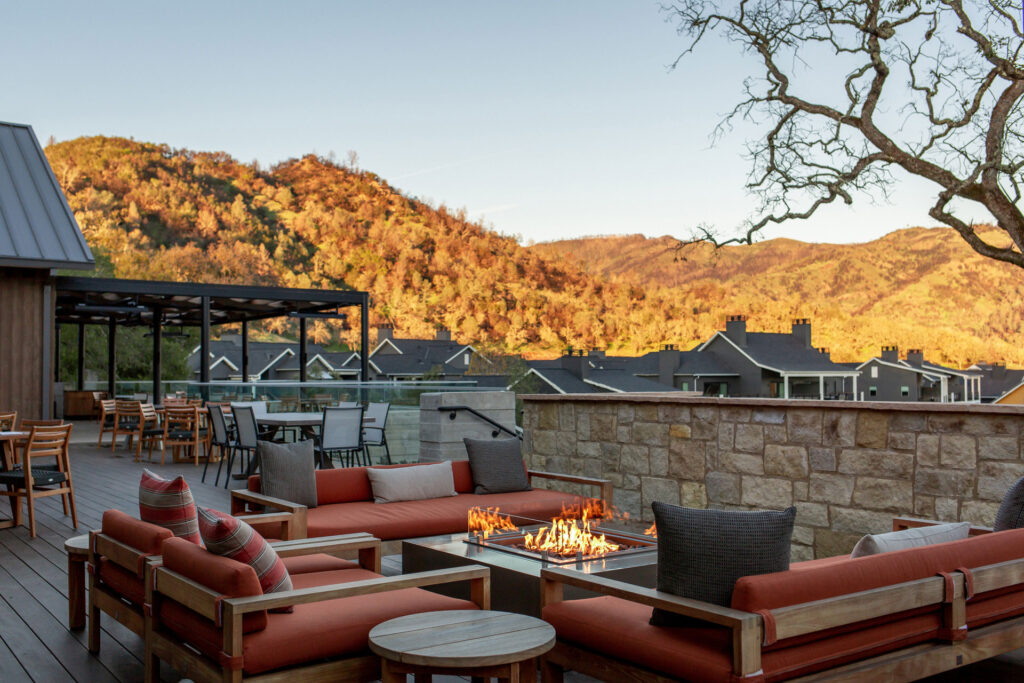 Four Seasons Resort Napa Valley TRUSS Restaurant Terrace