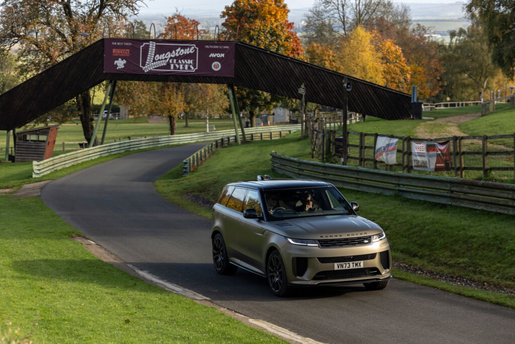 Range Rover Sport SV EDITION ONE navigating the hill climb