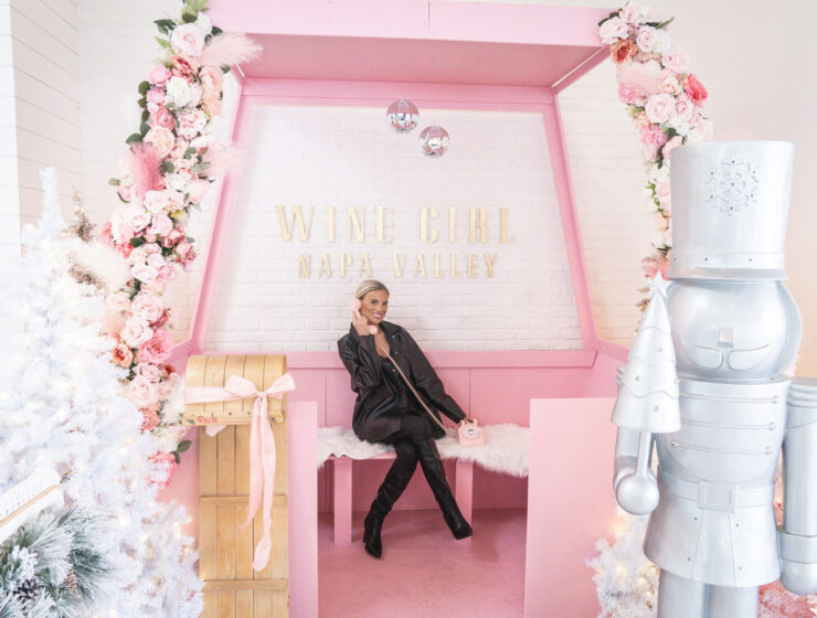 Wine Girl Wonderland - Lady Calling on Phone