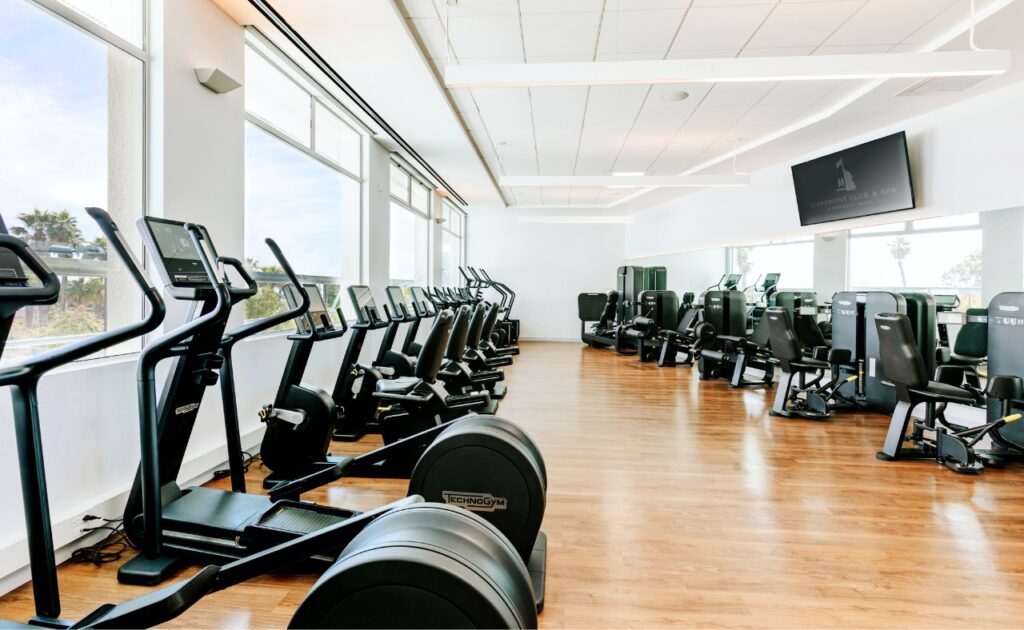 Fitness Center at Claremont Resort & Club.