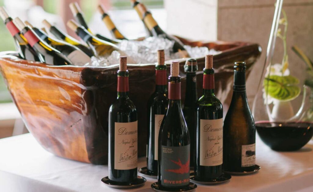 Hotel Wailea wine.