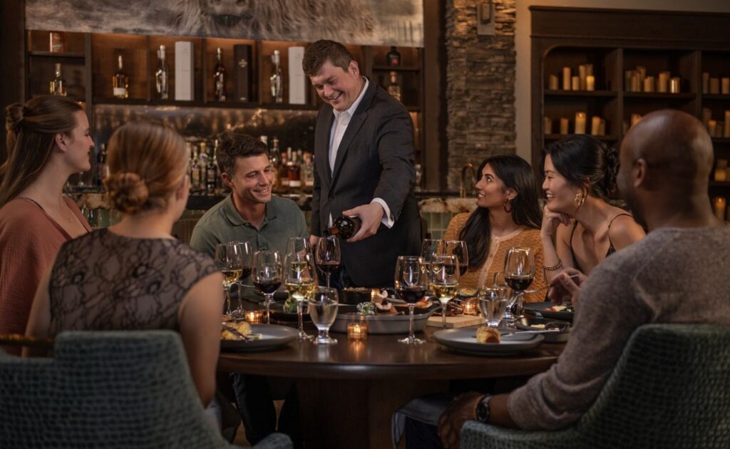 Ember Steak House at Meritage Resort & Spa.