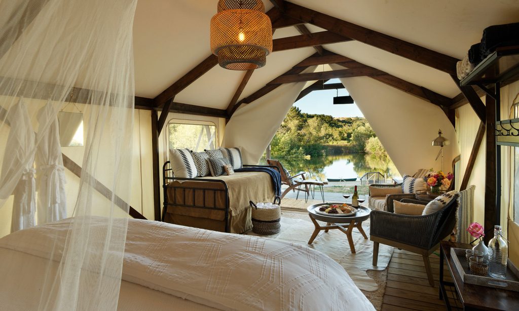 Glamping Tent at Moore’s Lake