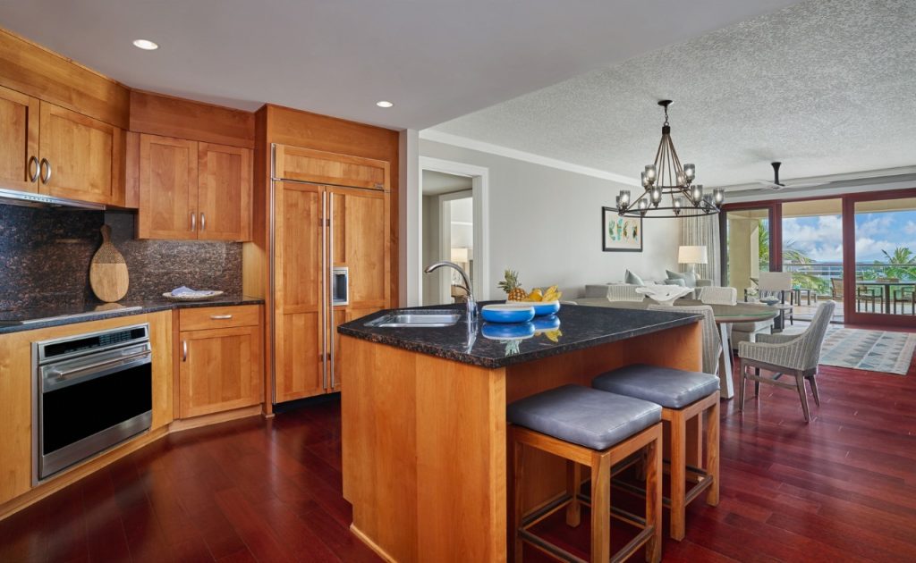 Montage Kapalua Bay kitchen.
