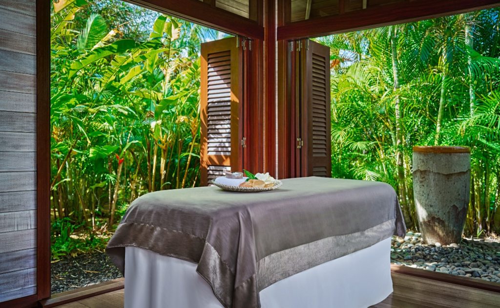 Montage Kapalua Bay Spa Treatment room.