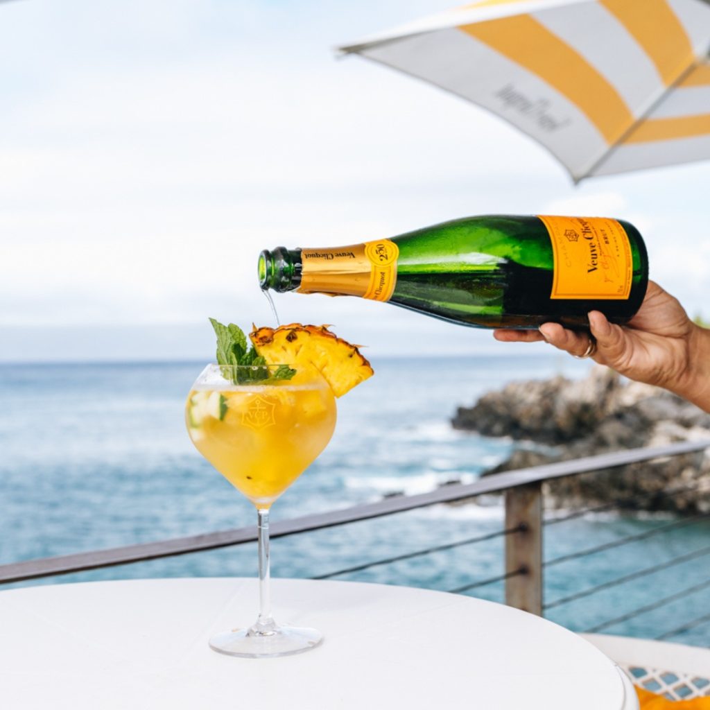 Montage Kapalua Bay champagne at Cliff House.