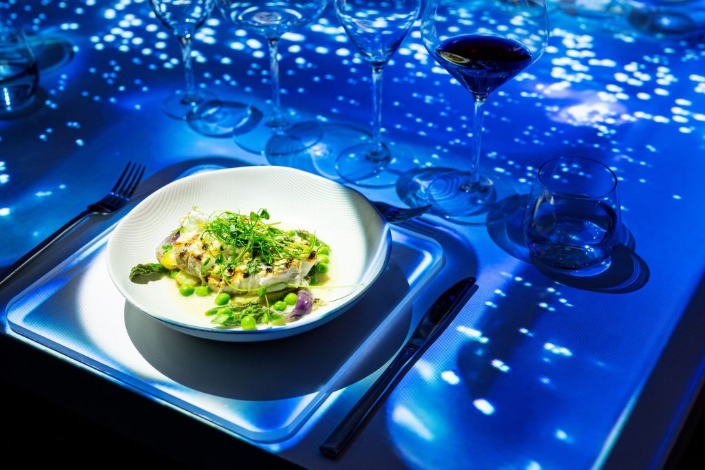 Seafood dish served at The Radiant Table