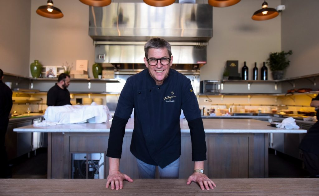 Chef Ken Frank at La Toque restaurant.