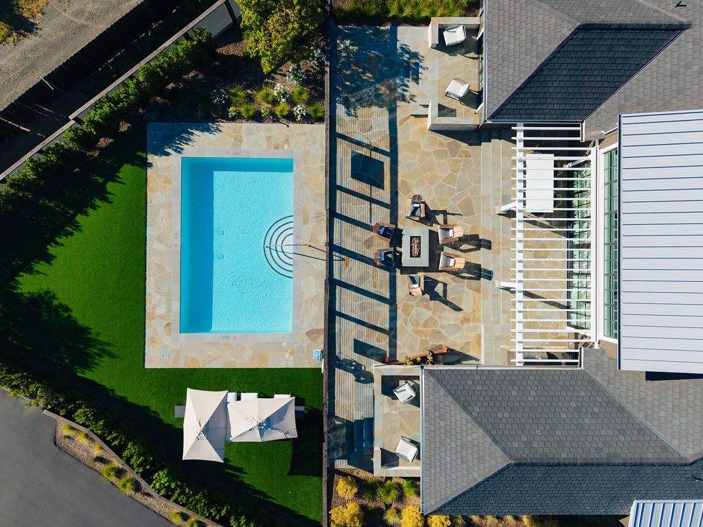 Four Seasons Napa Valley Four-Bedroom Residential Villa with private pool and spacious patio.