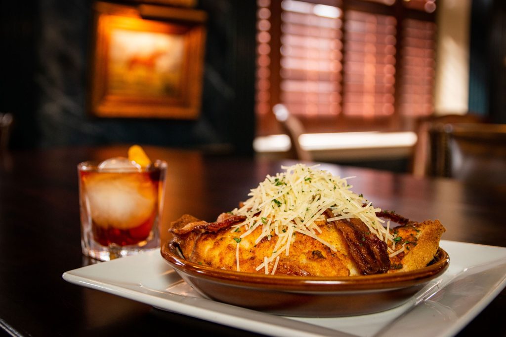 Hot Brown and Old Fashioned at the Brown Hotel