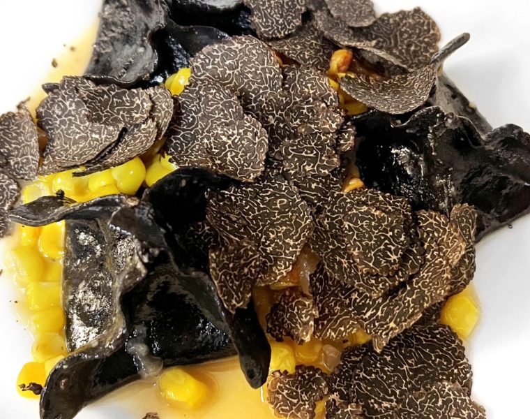Black truffles at La Toque restaurant in Napa.