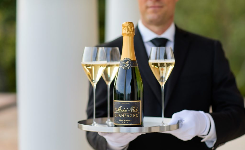 Michel-Foch-Champagne-being-chilled.