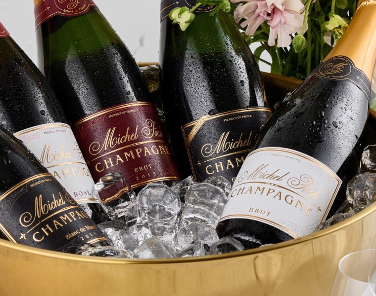 Michel-Foch-Champagne-being-chilled.