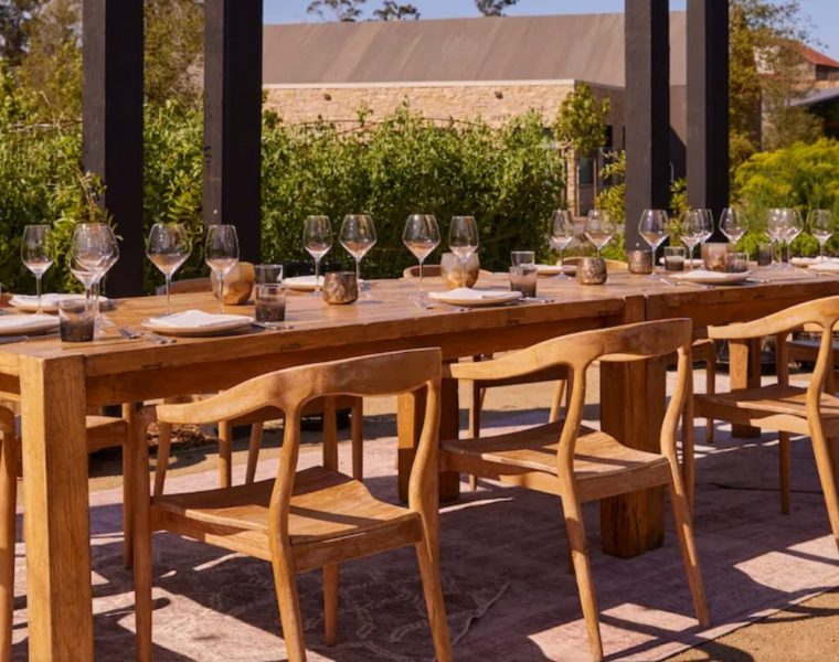 Stanly Ranch Grange Harvest Dinner Table Setting.