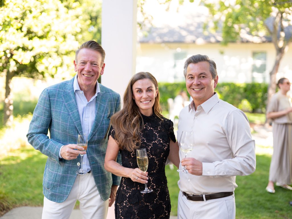 Dennis Hearst, Rachel Brewster, and Michael Uytengsu with Matteo Bocelli at Solage Resort, joined by David Ortega