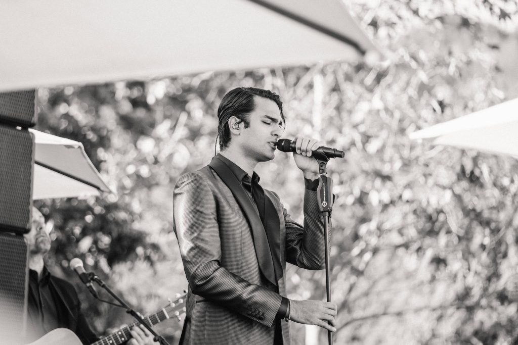 Matteo Bocelli performs at Solage Resort with David Ortega