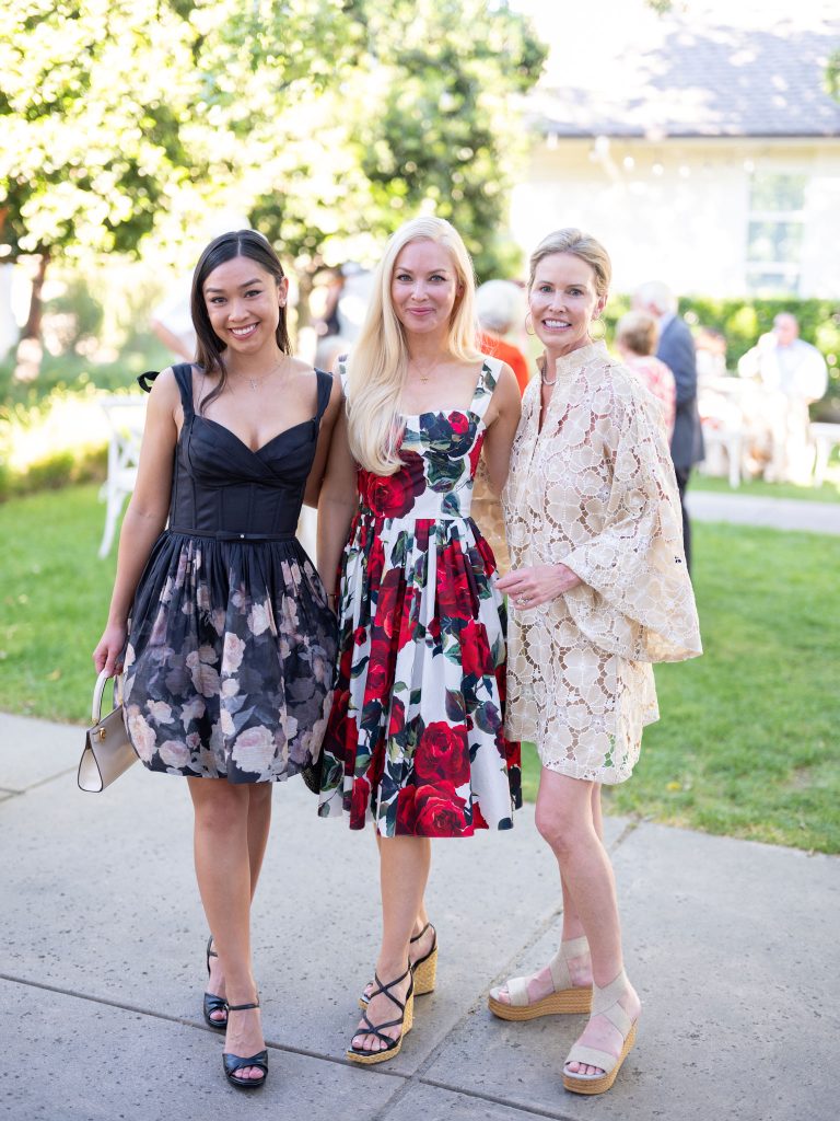 Myah Blumberg, Tara Uytengsu, and Maggie Oetgen with Matteo Bocelli at Solage Resort, joined by David Ortega