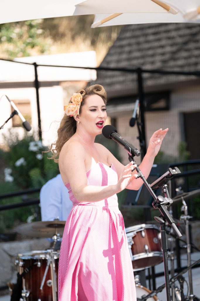 Performance by Robyn Adele Anderson at Yount Ridge Estate | Photo by David Ortega