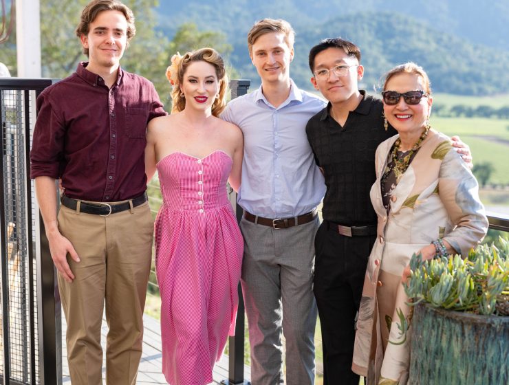 Robyn Adele Anderson and Olivia Decker at Yount Ridge Estate with the Robyn Band | Photo by David Ortega