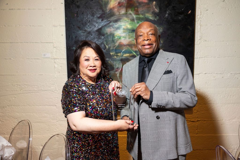 Mary Jung and Willie Brown