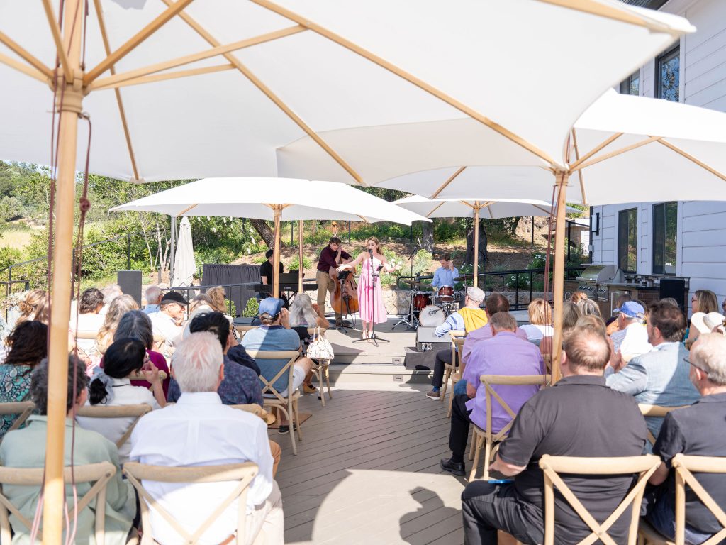 Performance by Robyn Adele Anderson at Yount Ridge Estate