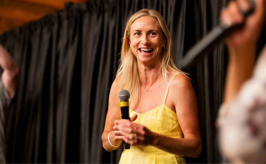 Elizabeth Montana announces her donation to Project Zin 2025: a Super Bowl party with her father, NFL legend Joe Montana.