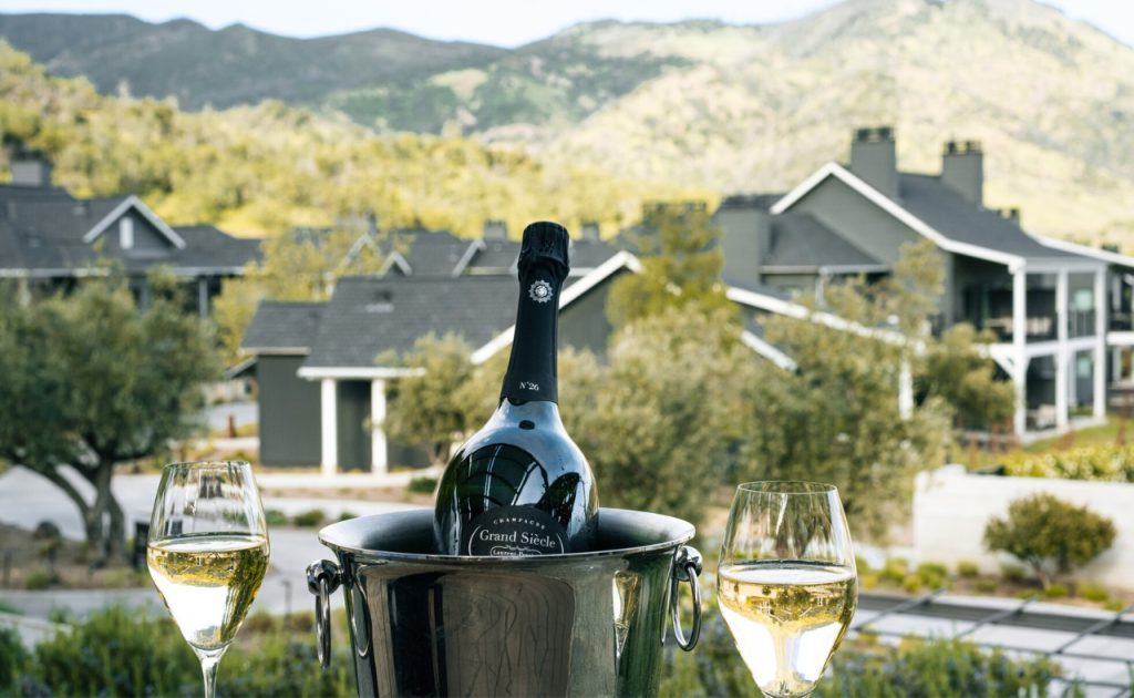 NIWA x Laurent-Perrier Pop-Up at Four Seasons Resort and Residences Napa Valley.