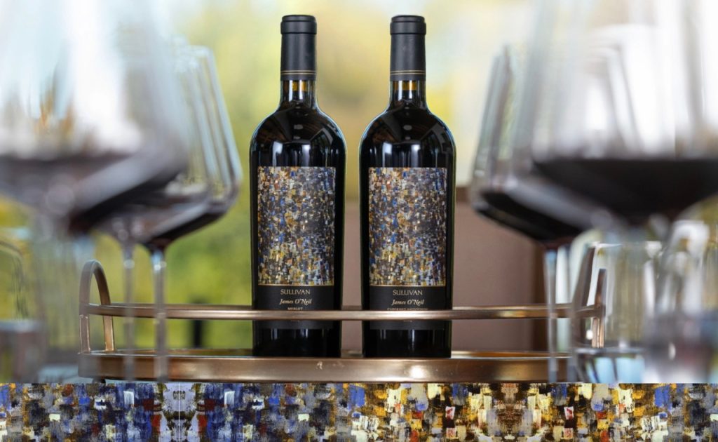 J.O. Sullivan Founder’s Reserve Collection wine.
