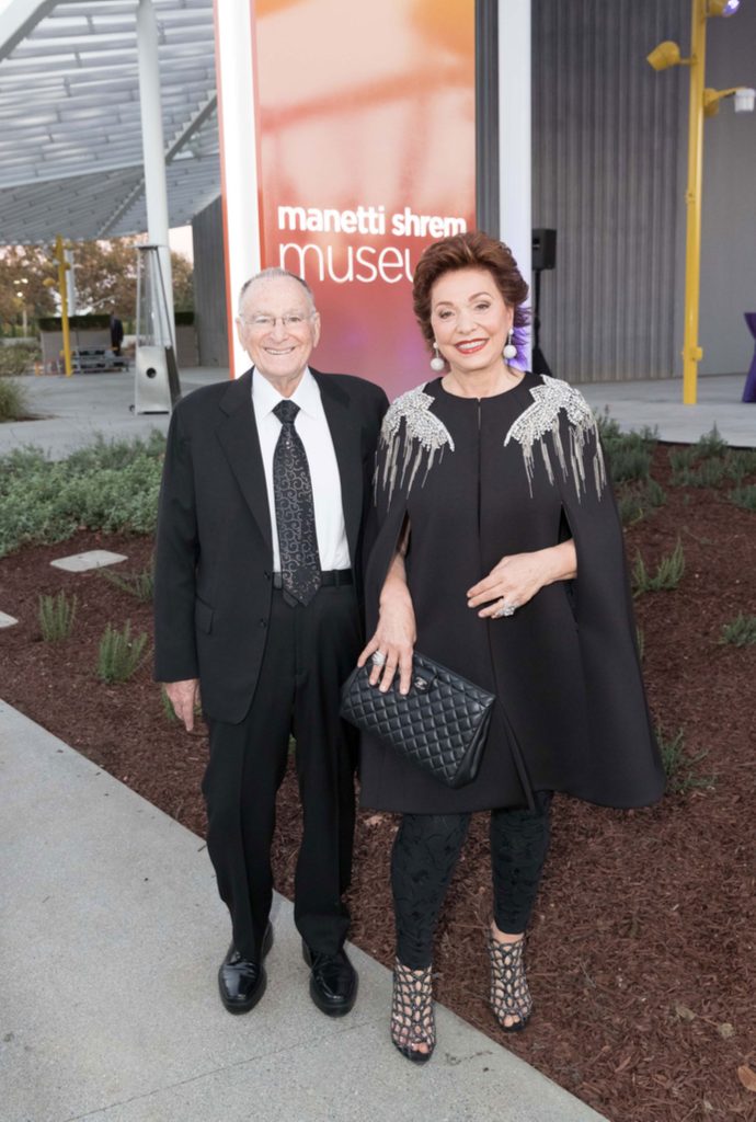 Jan Shrem and Maria Manetti Shrem at the Manetti Shrem Museum at UC Davis