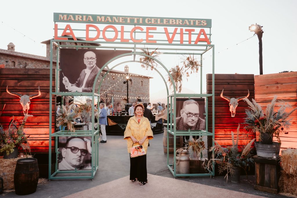 Maria Manetti Shrem at Castello di Amorosa La Dolce Vita Party