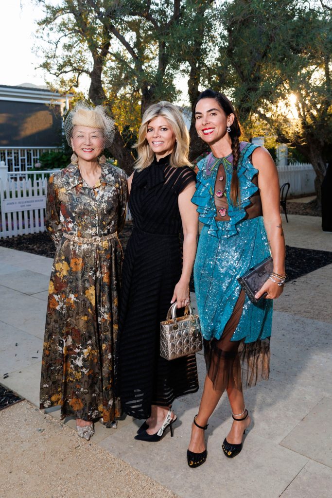 Olivia Decker, Leslie Frank, and Maria Torres at Arts for All Gala