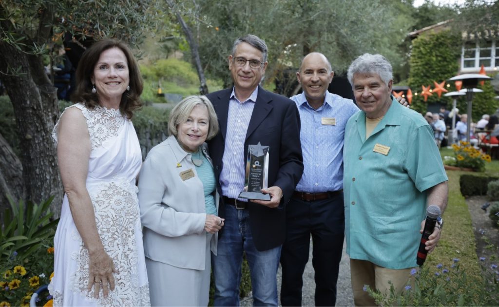 Dr. Kathleen Pike, Shari Staglin, Armand de Maigret, Brandon Staglin, Garen Staglin.