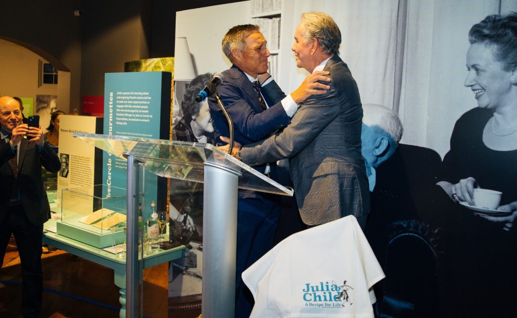 Bobby Stuckey and Chef Thomas Keller at Julia Child Award ceremony.