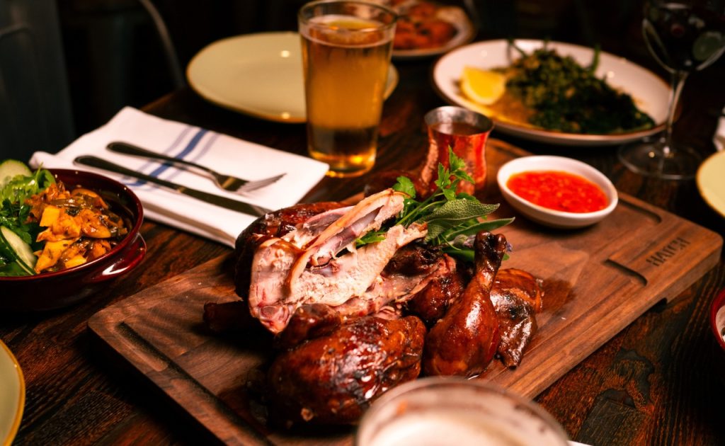 The Hatch chicken dinner.